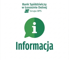 Komunikat dot. transakcji okazjonalnych